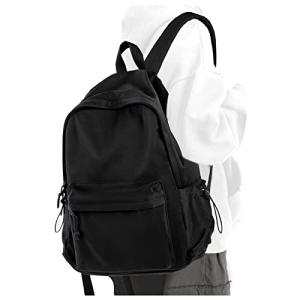 Cute Waterproof Black School Backpack for Everyone