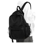 Cute Waterproof Black School Backpack for Everyone