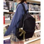 Cute Waterproof Black School Backpack for Everyone