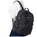 VGOCO Cute Black Multi-Pocket School Backpack