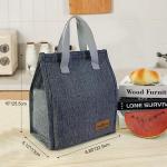 Mziart Insulated Minimalist Lunch Bag for Adults