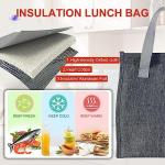 Mziart Insulated Minimalist Lunch Bag for Adults
