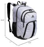 Adidas Prime 6 Two-Tone Backpack - White/Black