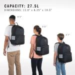 adidas Floral 3-Stripe Classic Backpack with Laptop Sleeve