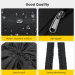 Vorspack Water-Resistant Drawstring Backpack - Black