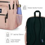 JanSport Cargo Green Laptop Backpack with Sleeves