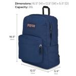 JanSport SuperBreak Plus Black Backpack with Laptop Sleeve