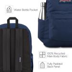 JanSport SuperBreak Plus Black Backpack with Laptop Sleeve