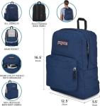 JanSport SuperBreak Plus Black Backpack with Laptop Sleeve