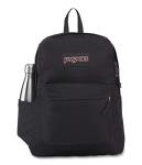 JanSport SuperBreak Plus Black Backpack with Laptop Sleeve