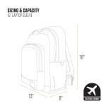 Carhartt 25L Black Laptop Backpack for School
