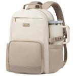 LOVEVOOK Women’s Waterproof Laptop Backpack - Beige-Khaki