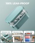 KEMETHY 3-Tier Bento Lunch Box Set Green