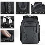 Large Water-Resistant Travel Laptop Backpack with USB