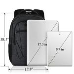 Large Water-Resistant Travel Laptop Backpack with USB