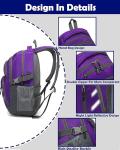 College Laptop Backpack with USB Charging Port