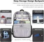 MAXTOP Water-Resistant Laptop Backpack with USB Port