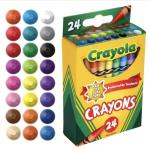 Classic Crayons Pack for Kids - 24 Colors