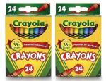 Classic Crayons Pack for Kids - 24 Colors
