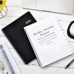 2024-2025 Weekly & Monthly Planner - Black