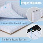 Mr. Pen 11"x8.5" 4x4 Graph Paper, 55 Sheets