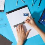 Mr. Pen 11"x8.5" 4x4 Graph Paper, 55 Sheets