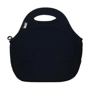 Neoprene Insulated Lunch Tote Bag - Black