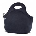 Neoprene Insulated Lunch Tote Bag - Black
