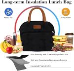 Stylish Insulated Lunch Bag for Work and Travel