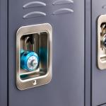 Light Blue Master Lock Locker Combination Padlock