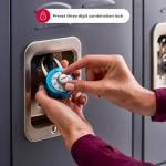 Light Blue Master Lock Locker Combination Padlock