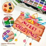 Artecho 100-Color Watercolor Paint Set with Brushes