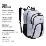 Adidas Prime 6 Two-Tone Backpack - White/Black