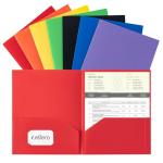 Durable 7-Pack Assorted Plastic File Folders