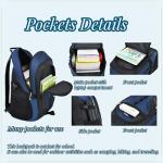 Color-Blocked Kids Backpack for School and Sports