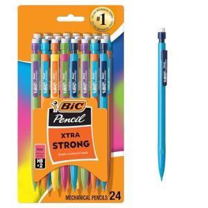 BIC Xtra-Strong Colorful Mechanical Pencils 24-Pack