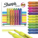 Sharpie Chisel Tip Highlighters, Assorted 12-Pack