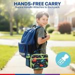 Dinosaur Kids Lunch Bag with Water Bottle Holder