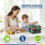 Dinosaur Kids Lunch Bag with Water Bottle Holder