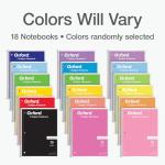 Oxford 1-Subject Spiral Notebook 18-Pack