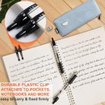 30-Pack Black Retractable Gel Pens - Fine Point