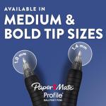 Paper Mate Bold Retractable Ballpoint Pens, 12-Count