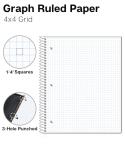 Graph Ruled Spiral Notebook with Poly Pocket