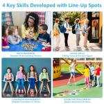 36PCS Classroom Floor Number Spot Markers