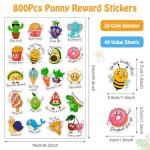800PCS Motivational Teacher Stickers for Kids Classroom