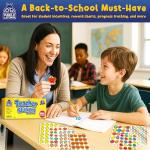 Purple Ladybug Reward Stickers for Kids Classroom