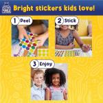 Purple Ladybug Reward Stickers for Kids Classroom