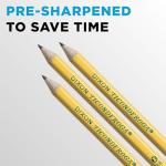 Ticonderoga Pre-Sharpened Yellow Pencils, 72 Count