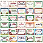 EYxsaxenk Football Achievement Award Certificates - 60Pcs End of Season Football Team Award Certificate Paper Sport Game Ceremony Award Certificate of Achievement for Kid Student Reward Teacher Supply