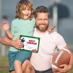 EYxsaxenk Football Achievement Award Certificates - 60Pcs End of Season Football Team Award Certificate Paper Sport Game Ceremony Award Certificate of Achievement for Kid Student Reward Teacher Supply